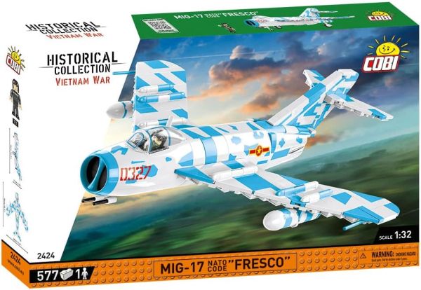 COB2424 - Militärflugzeug MIG-17 Nato Code FRESCO - 577 Teile. - 1