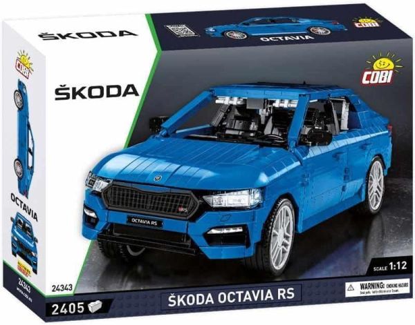 COB24343 - SKODA Octavia IV RS blau - 2350 Teile. - 1