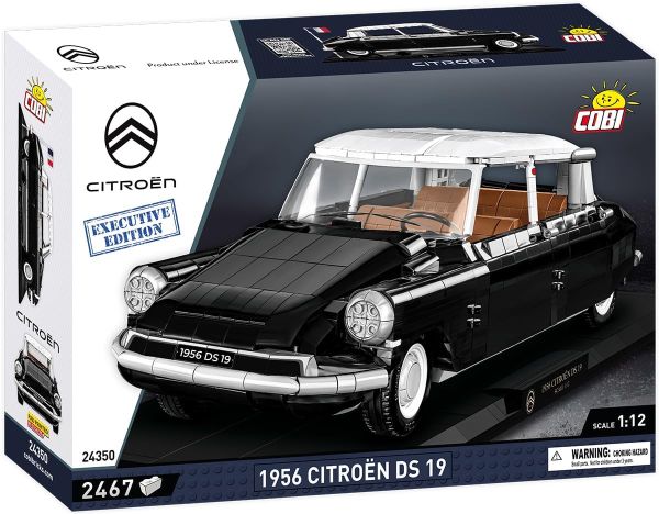 COB24350 - CITROEN DS.19 1956 Schwarz Exklusive Edition - 2467 Teile - 1