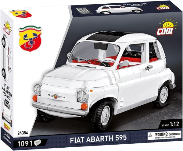 COB24354 - FIAT 500 Abarth 1965 Weiß - 1091 Teile - 1