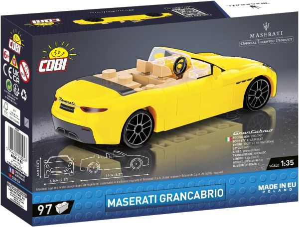 COB24504 - MASERATI Grancabrio gelb - 97 Teile. - 1