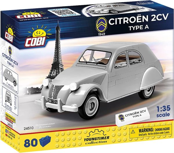 COB24510 - CITROEN 2CV Type A 1949 Grau - 80 Teile - 1