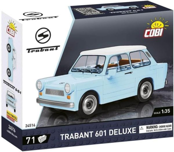 COB24516 - TRABANT 601 Deluxe Blau - 71 Teile. - 1