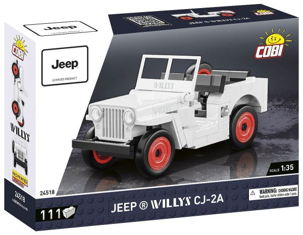 COB24518 - JEEP Willys CJ-2A weiß - 111 Teile - 1