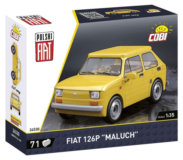 COB24530 - FIAT 126P gelb - Maluch - 71 Teile - 1