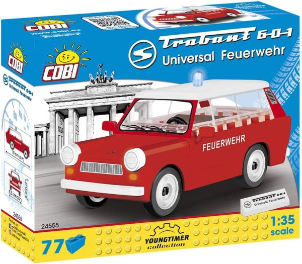 COB24555 - TRABANT 601 Universal Feuerwehr - 77 Teile - 1