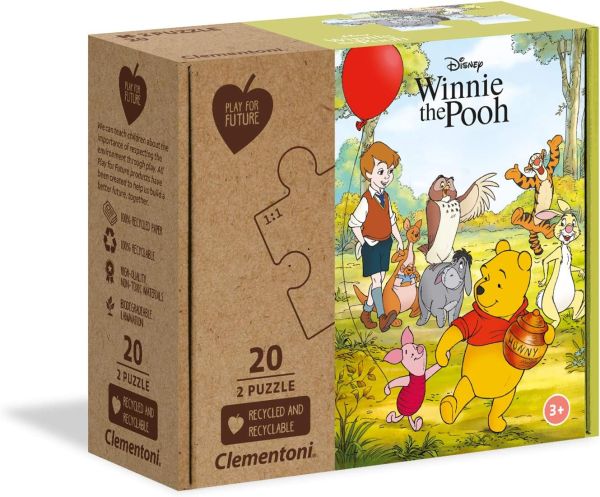 CLE24772 - 2 Puzzles 20 Teile Winnie the Pooh - 1