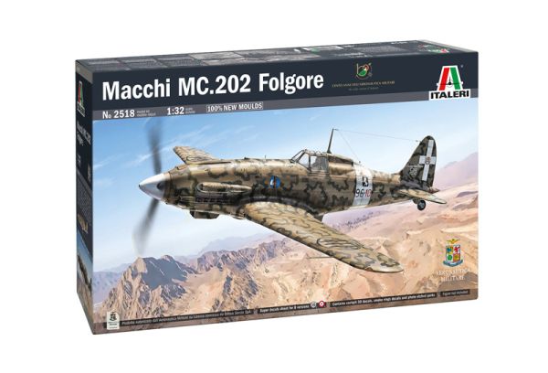 ITA2518 - Flugzeug MACCHI MC.202 Folgore zum Zusammenbauen und Bemalen - 1