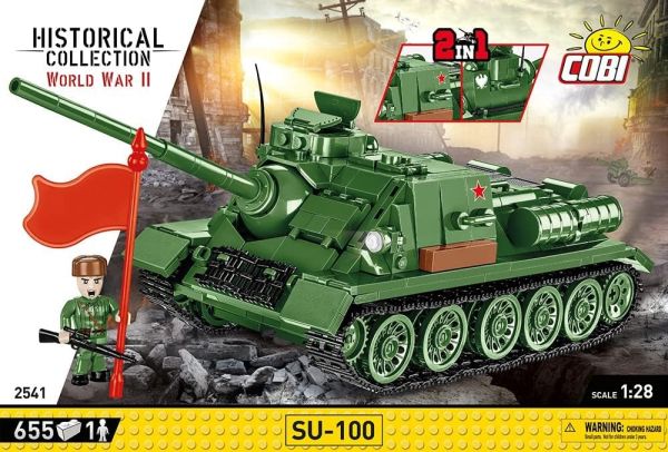 COB2541 - Russischer Panzer SU-100 - 655 Teile - 1