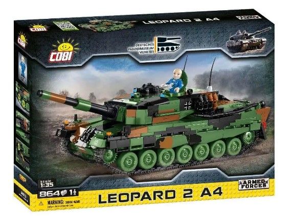 COB2618 - Deutscher Panzer Leopard 2 A4 - 864 Teile - 1