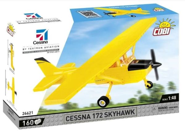 COB26621 - Flugzeug CESSNA 172 Skyhawk gelb - 160 Teile. - 1