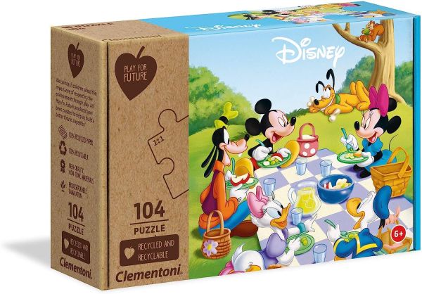 CLE27153 - Puzzle 104 Teile Picknick mit Micky Maus. - 1