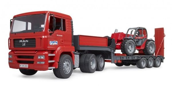 BRU2774 - MAN TGA 6x4 mit Geräteträger und Teleskop MANITOU MLT 633 - 1