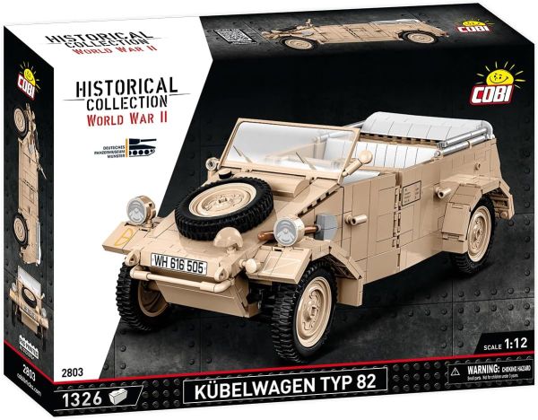 COB2803 - KUBELWAGEN Typ 82 - 1326 Teile. - 1