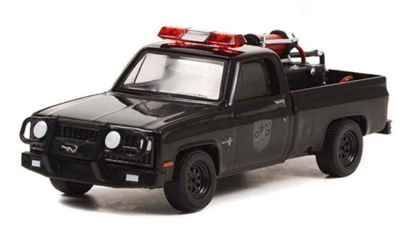 GREEN28090-C - CHEVROLET K20 Scottsdale 1982 aus der Serie BLACK BANDIT Collection in Blisterverpackung. - 1