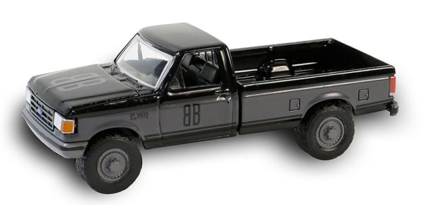 GREEN28150-E - FORD F-150 XL 1990 schwarz aus der Serie BLACK BANDIT unter Blisterverpackung. - 1