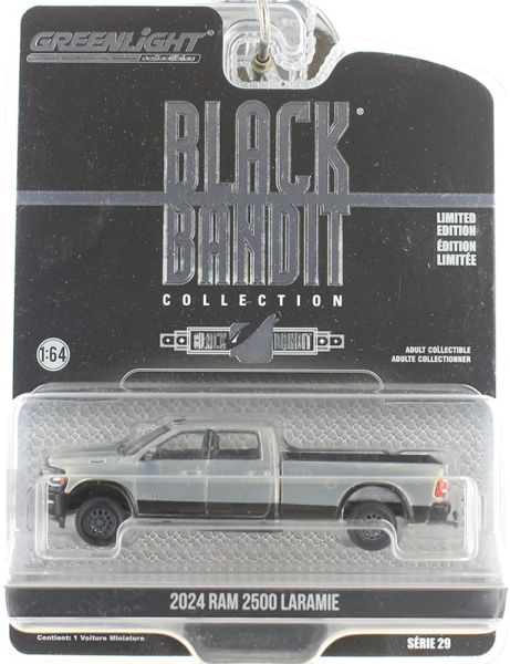 GREEN28150-F-GRIS - RAM 2500 Laramie 2024 grau aus der Serie BLACK BANDIT in Blisterverpackung. - 1