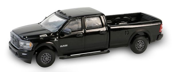 GREEN28150-F-NOIR - RAM 2500 Laramie 2024 Schwarz aus der Serie BLACK BANDIT unter Blisterverpackung. - 1