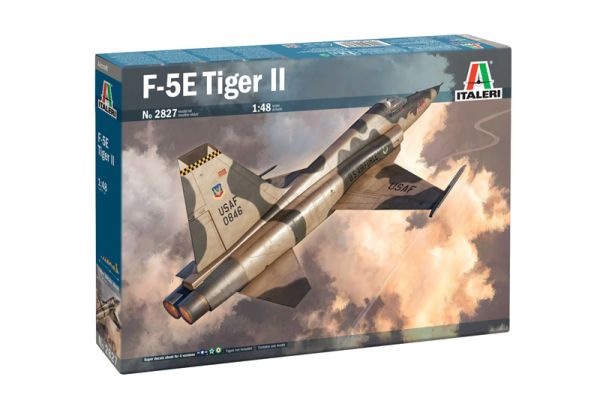 ITA2827 - F-5E Tiger II Jagdflugzeug zum Zusammenbauen und Bemalen. - 1