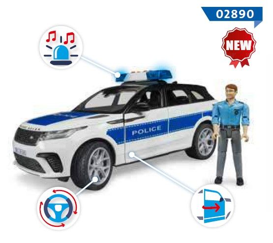 BRU2890 - RANGE ROVER Velar Polizei mit Polizeibeamten - 1