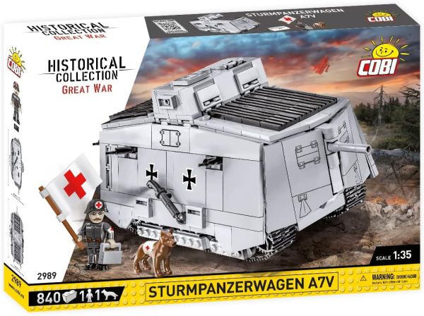 COB2989 - Panzer STURMPANZERWAGEN A7V - 840 Teile - 1