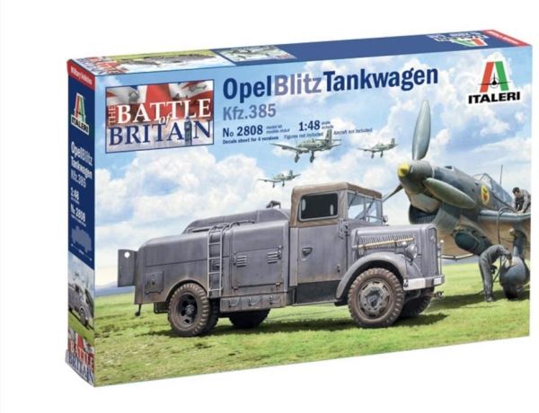 ITA2808 - Opel Blitz Tankwagen Kfz.385 Fahrzeug zum Zusammenbauen und Lackieren - 1