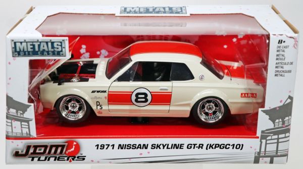 JAD30003RD - NISSAN Skyline 2000 GT-R 1971 #8 JDM TUNNERS. - 1