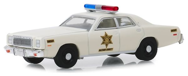 GREEN30110 - PLYMOUTH Fury 1977 Hazzard County Sheriff aus der FURY-Serie in Blisterverpackung. - 1