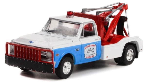 GREEN30324 - CHEVROLET C-30 Abschleppwagen HAZZARD COUNTRY GARAGE unter Blister. - 1