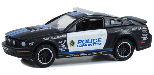 GREEN30370 - FORD Mustang GT 2009 Edmonton Police aus der Blueline Racing-Serie unter Blister. - 1