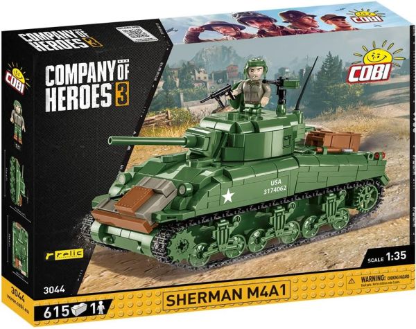 COB3044 - SHERMAN M4A1 Panzer – 615 Teile - 1