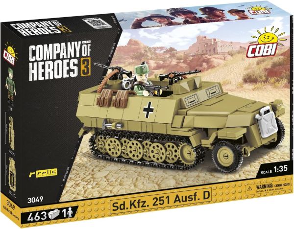 COB3049 - Char SD. KFZ. 251 Ausf.D - 463 Teile - 1