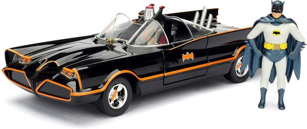 JAD30873 - BATMOBILE Classic im Set mit BATMAN UND ROBIN 1966 - 1