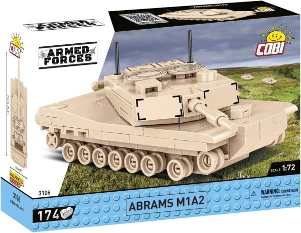 COB3106 - ABRAMS M1A2 Panzer – 174 Teile - 1