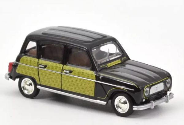 NOREV310938 - RENAULT 4 Parisienne 1963 Schwarz und gelb - 1