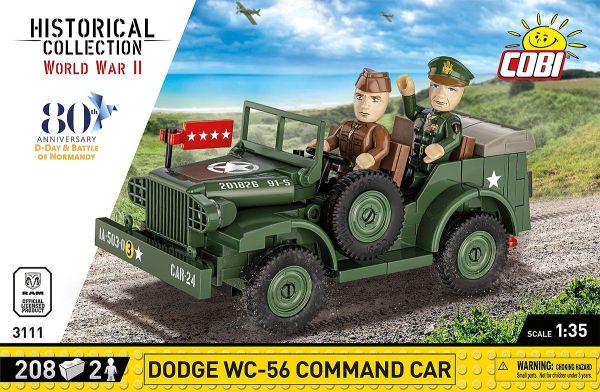 COB3111 - Befehlswagen DODGE WC-56 - 80. Jahrestag - 208 Teile - 1