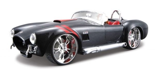 MST31325ZW - SHELBY Cobra 427 Schwarz mit roten Streifen. - 1