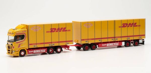 HER314213 - SCANIA CS 20 HD 6X2 mit 4-achsigem Anhänger DHL - 1