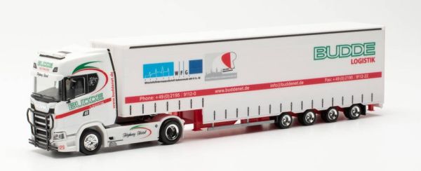 HER314374 - SCANIA CS 20 HD 4x2 MEUSBURGER Auflieger BLS BUDDE LOGISTIK SPEDITION - 1