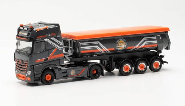 HER314565 - MERCEDES ACTROS 18 GIGASPACE 4x2 mit Kippanhänger 3-achsig JACK JANSSEN - 1