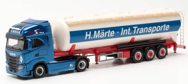 HER314862 - IVECO S-way 4X2 Sattelauflieger Silo 3-achsig MARTE - 1