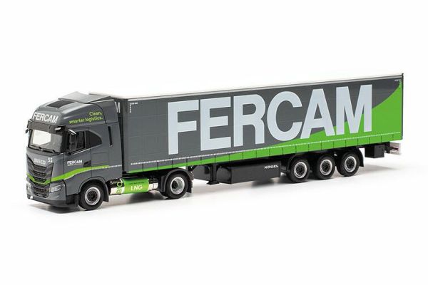 HER315029 - IVECO S-Way 4x2 mit 3-achsigem FERCAM Planenanhänger - 1