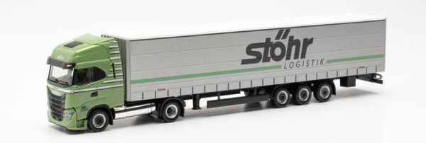 HER315227 - IVECO S-WAY LNG 4x2 Semi 3-Achs Anhänger mit Plane 15M STOHR - 1