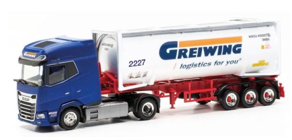 HER315821 - DAF XG 4x2 mit 3-achsigem GREIWING Drucksiloauflieger - 1