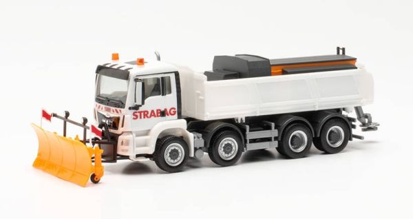 HER315838 - MAN TGS 4-Achser mit MEILLER Mulde Winterdienst STRABAG - 1