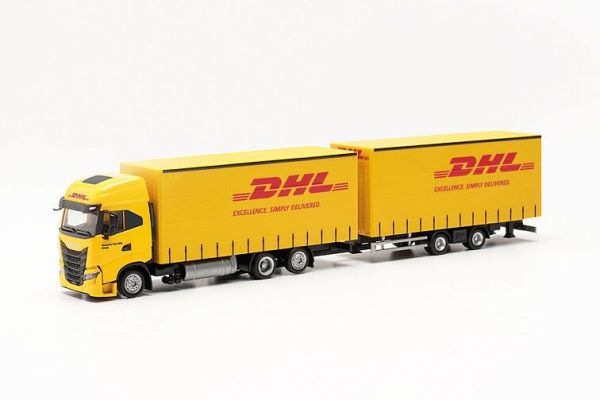 HER315890 - LKW mit Anhänger DHL - IVECO S-Way LNG Forwarder 6x2 - 1