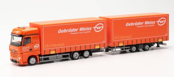 HER316149 - MERCEDES Actros Bigspace 6x2 mit 2-Achs-Anhänger GEBRUDER WEISS - 1