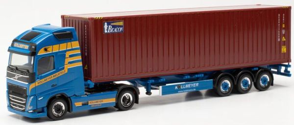 HER316279 - VOLVO 4x2 FH Gl mit 3-Achs-Container KOLLMEYER/BEACON blau - 1