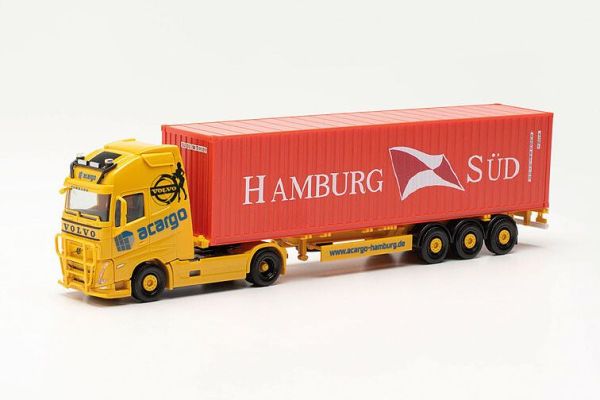 HER316347 - Containerchassis ACARGO mit Container HAMBURG SÜD - VOLVO FH Gl. XL 4x2 - 1