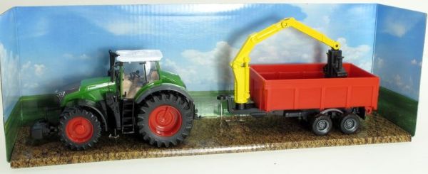 BUR31653 - FENDT 1050 Vario mit Anhänger und Schaufel. - 1